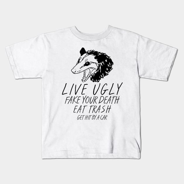 OPOSSUM QUOTES Kids T-Shirt by giovanniiiii